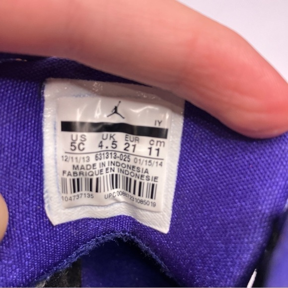 Toddler air Jordan Melo‎ sneakers size 5C - Picture 6 of 7